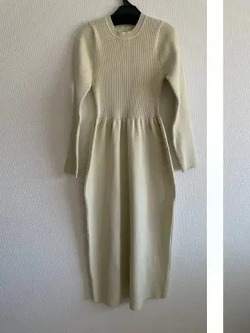 리브 편직 원피스