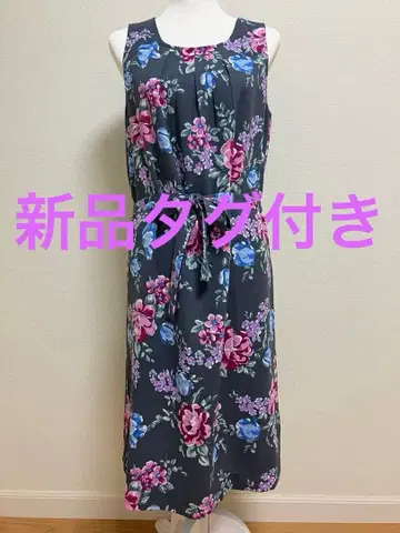 [택 포함 새상품] 로라 애슐리 원피스 꽃무늬 슬리브리스 11호