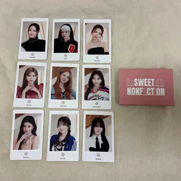 NiziU SWEET NONFICTION 포토 카드 세트