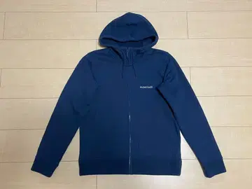 mont-bell 풀 집업 후드티/네이비/L 사이즈/woman's