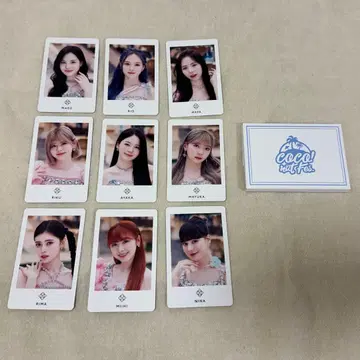 NiziU COCO!nutFes. 스타디움 포토 카드 세트 B