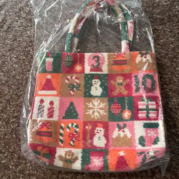 크리스마스 모티브 토트백