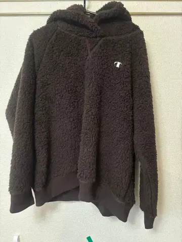 Champion 플리스 자켓 다크 브라운