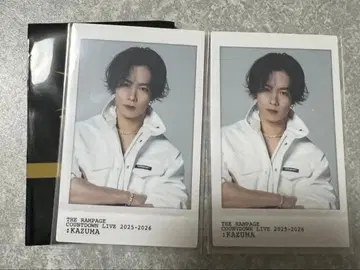 THE RAMPAGE 카와무라 카즈마 스티커 카드 2점 익명 배송