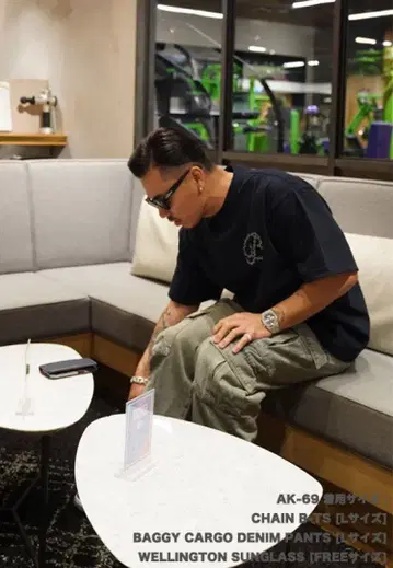 BAGARCH BAGGYCARGODENIM PANTS L.BLUE