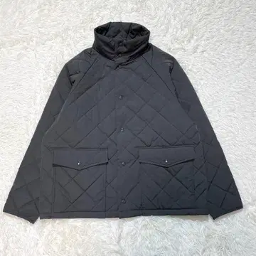 FREAK'S STORE 스탠드 카라 퀼팅 자켓 그레이