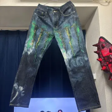 MONSTER 그래픽 데님 팬츠