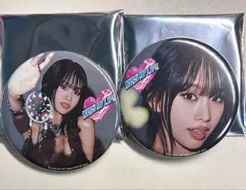 kiss of life 키오프 popup 캔뱃지 너티 2개 세트