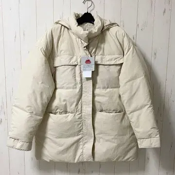 미사용 VIS 충전솜 다운 코트 다운 자켓 몬스터 후드티