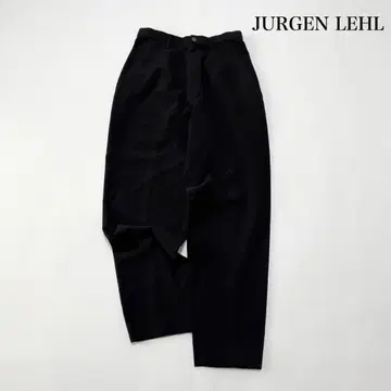 새상품급 요건 레일 테이퍼드 팬츠 일본제 고급 소재 울 100 부드러운