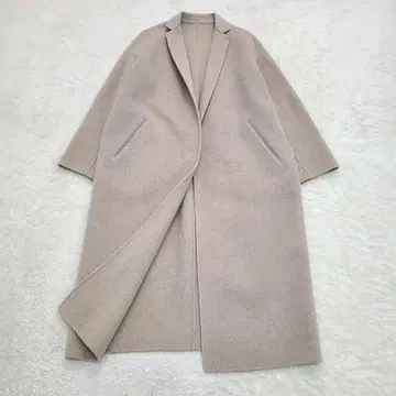 [ 인기 ] 플라주 해밀턴 테일러드 코트 롱 울 베이지 36