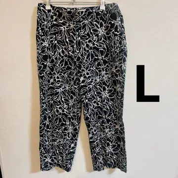 CHICO'S 플라워 프린트 팬츠 사이즈 1 L 사이즈