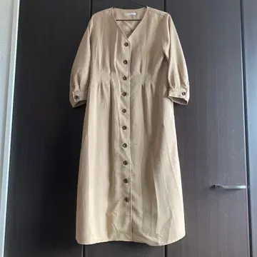 미사용 새상품 L L XL 롱 원피스 버튼 코트처럼 겉옷으로도 활용 가능