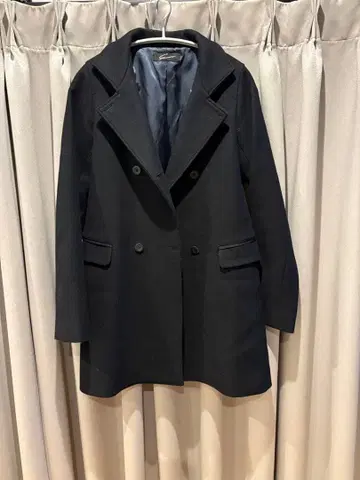 스터링 루어 블랙 울 코트 36 사이즈