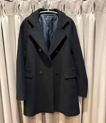 STUNNING LURE 네이비 울 코트 36 사이즈