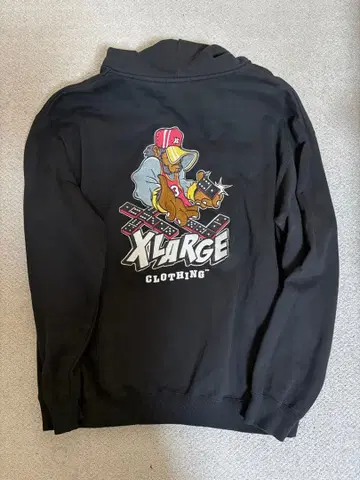 XLARGE 블랙 후드티