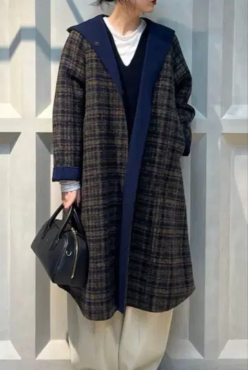 [ 미사용 새상품 ] 캘런솔로지 리버 체크 코트 2025aw