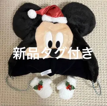 새상품급 미키마우스 크리스마스 팬캡