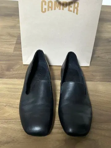 CAMPER 로퍼 가죽 블랙 37 23.5cm