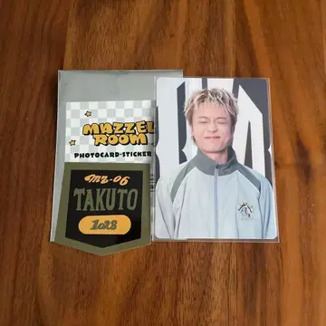 MAZZEL TAKUTO 마제베야 랜덤 포토 카드 스티커 세트