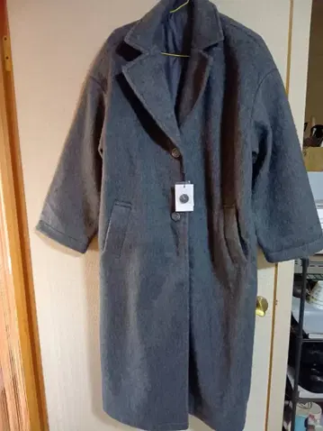 GRL 그레일 샤기 롱 체스터 코트 fo1780