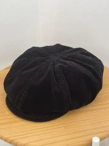 DECHO 코듀로이 헌팅 캡 블랙