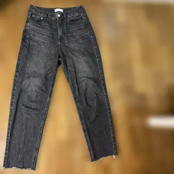 Mila Owen 다크 그레이 하이웨스트 데님