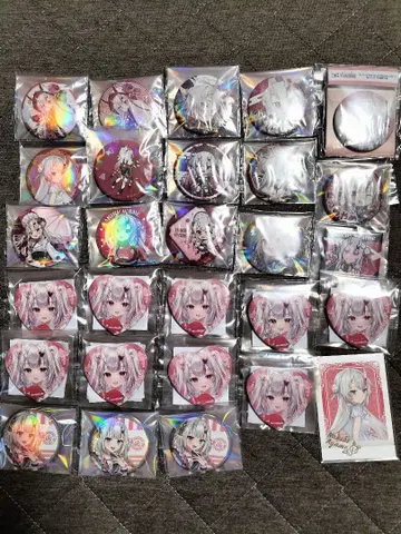 백귀 아야메 캔뱃지 세트