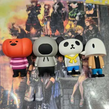 나폴리의 남자들 러버 피규어 4종