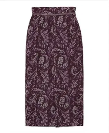 SNIDEL 자카드 미들 타이트 스커트