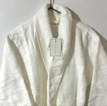 [ 미사용 ] UCHINO 마쉬멜로우 터치 숏 목욕 가운 화이트 S