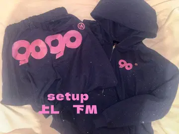 9090 글리터 셋업 네이비