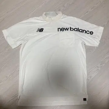 뉴발란스 골프 셔츠 5 화이트 모크넥