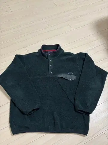 patagonia 플리스 스냅T M 다크 그린