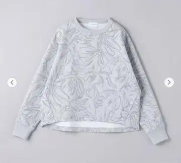 UNITED ARROWS BOTANY 자카드 맨투맨 풀오버