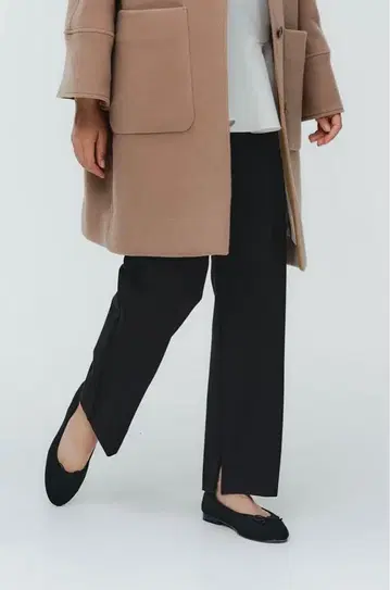 yori 누쿠누쿠 핸섬 팬츠 블랙 36