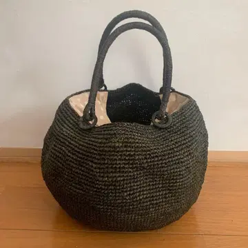 Sans Arcidet 산아르시데 라피아 바스켓백