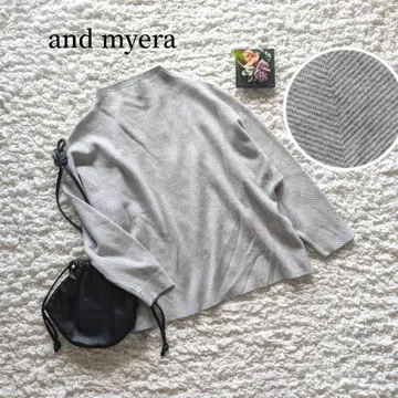 새상품급 [ and myera ] 안드마이라 보틀넥 니트 트레이닝복 M