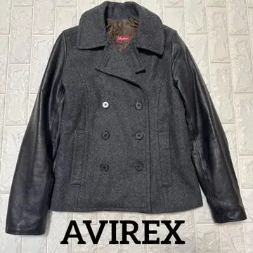 AVIREX P 코트 소매 램 가죽 산양 M 사이즈 라이더스