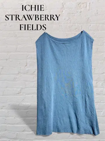 [ ICHIE STRAWBERRY-FIELDS ] 슬리브리스 심플