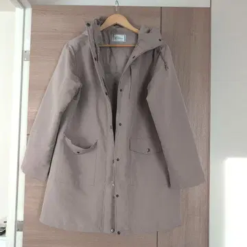 nissen 나의 편 의류 멀티 포켓 마운틴 후드티 롱 기장