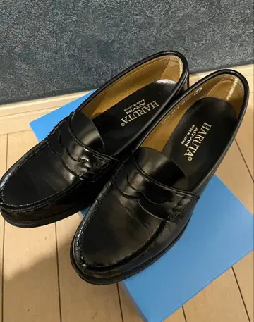 HARUTA 로퍼 블랙 24.5 EE