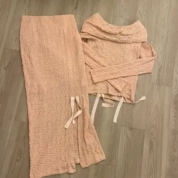 honey mi honey 핑크 셋업 스커트 상의