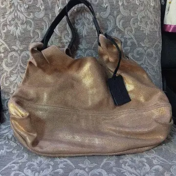 MARCO MASI 골드 가죽 토트백