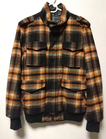 BAHUT 체크 무늬와 블랙의 리버서블 자켓