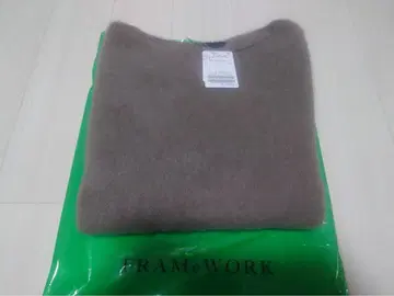 [ 미사용 새상품 ] 프레임워크 FOX/CASHMERE 보트넥 풀오버