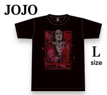 죠죠의 기묘한 모험 5부 암살팀 T셔츠 L사이즈 블랙