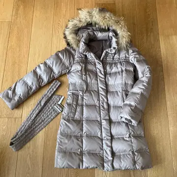 PLANET 후드 부착 다운 자켓