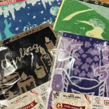 1번 복권 Mrs. GREEN APPLE G상 자카드 타월 4종 세트