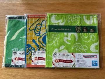 제일복권 Mrs. GREEN APPLE G상 자카드 타월 3종류